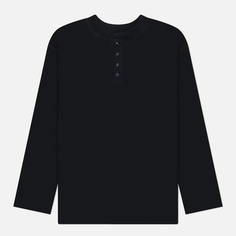 Мужской лонгслив FrizmWORKS Regular Henley Neck, цвет чёрный