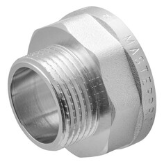 Фитинги переходник MPF 1.1/4"х1" ВР/НР с ребордой латунь резьба