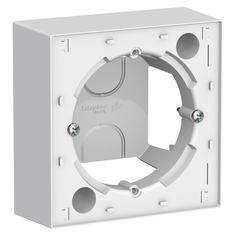 Коробки монтажные подъемные коробка подъемная, 1 пост, Atlas Design, белый Schneider Electric