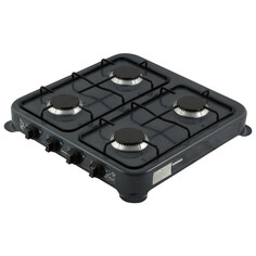 Плитки плитка газовая HOMESTAR HS-1204 4 конфорки черная