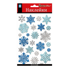Наклейки на стену наклейка ROOMDECOR Cнежинки мини 14х21см, арт.CLX5202