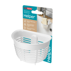 Органайзеры на раковину подвесные держатель ЭКОНОВА Helper 10,3х8,4х7,1см подвесной на присоске пластик Бытпласт