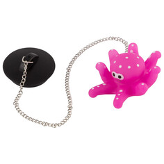 Пробки для ванн пробка для ванны РЫЖИЙ КОТ Осьминог ПВХ с цепочкой и игрушкой