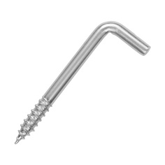 Саморезы, шурупы шуруп-крюк L-образный 8,0х140мм 2шт ЕВРОПАРТНЕР