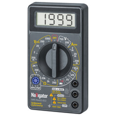 Мультиметры мультиметр NAVIGATOR 6LR61 цифровой 8 функций индикатр