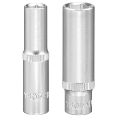 Головки торцевые головка торцевая глубокая THORVIK 1/4" 7мм