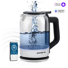 Чайники электрические чайник POLARIS PWK 1720CGLD IQ Home 2150Вт 1,5л стекло