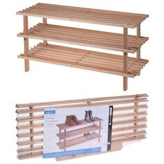Полки и подставки для обуви подставка для обуви KOOPMAN 4 полки 784060030 770X260X400мм натуральный дерево