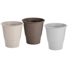 Корзины для бумаг корзина для бумаг GENSINI Rattan 8л пластик в ассортименте