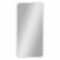 Шкафы навесные для ванной шкаф зеркальный Sense 40см LED сенсор белый Continent