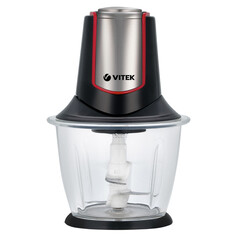 Измельчители электрические измельчитель VITEK VT-7135 500Вт чаша 1,2л стекло черный