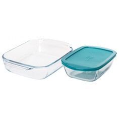 Формы для выпечки набор блюд для запекания PYREX Irresistible 2пр 2,2/1,1л жаропрочное стекло