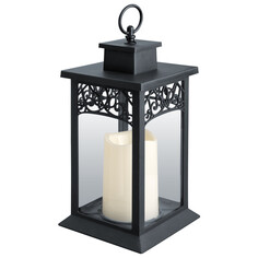 Лампы настольные LED светильник-фонарь NAVIGATOR свеча ковка 300Лм 3000К черный