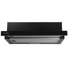 Встраиваемые вытяжки вытяжка встроенная LEX Hogan G 600 Black, 60см, 550 куб, черная
