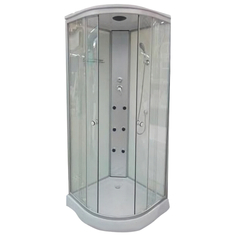 Душевые кабины с гидромассажем кабина душевая с гидромассажем Classic 90x90x215см, низкий поддон Ofelis
