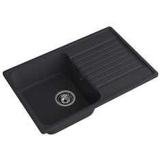 Мойки из искусственного камня мойка GRANFEST QUARZ-78 740х480х180мм черная кварц