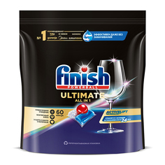 Капсулы и таблетки для посудомоечных машин капсулы для ПММ FINISH Ultimate All in 1 60шт