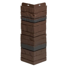 Аксессуары для сайдинга угол для фасадной панели DOCKE Stein тёмный орех 400мм