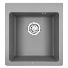 Мойки из искусственного камня мойка GRANULA 465х510х200мм алюминиум кварц