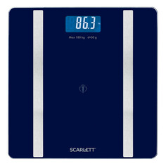 Весы напольные весы напольные SCARLETT SC-BS33ED111 диагностика с Bluetooth