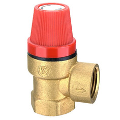Комплектующие для котлов клапан предохранительный СТМ 1/2" ВР х 1/2" ВР 6 бар STM