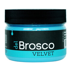 Краски и эмали для дерева краска акриловая DEL BROSCO Velvet интерьерная 0,25л голубая, арт.2504189