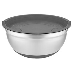 Салатники, миски миска WALMER Home Chef 1,35л 20см с крышкой нерж.сталь, пластик