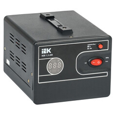 Стабилизаторы напольные стабилизатор напряжения переносной IEK HUB 1,5кВА черный