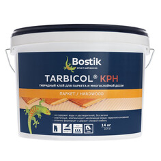 Клей для напольных покрытий и отвердители клей BOSTIK TARBICOL KPH для многослойного паркета гибридный 14кг, арт.30610739