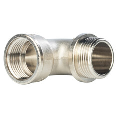 Фитинги угольник STOUT с упором ВР/НР 1" латунь резьба