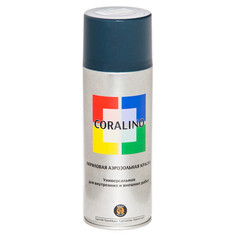 Краски и эмали аэрозольные универсальные краска аэрозольная CORALINO RAL 6005 зеленый мох 520мл, арт.C16005