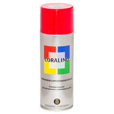 Краски и эмали аэрозольные универсальные краска аэрозольная CORALINO RAL 3020 светофорно-красный 520мл, арт.C13020