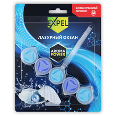 Подвески, стикеры,таблетки и т.д. для унитаза подвеска для унитаза EXPEL Лазурный океан 1х50г