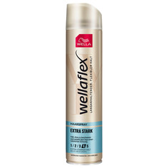 Лаки для волос лак для волос WELLAFLEX Extra Stark экстрасильная фиксация 250мл