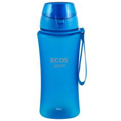 Бутылки для напитков бутылка ECOS 480мл пластик голубая