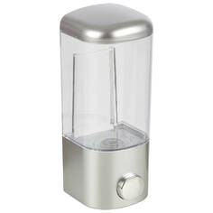 Дозаторы для жидкого мыла диспенсер РЫЖИЙ КОТ для жидкого мыла 9х8х20см 0,45л пластик хром