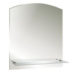 Зеркала для ванной комнаты зеркало для ванной Шанс 50x58см с полкой Silver Mirrors