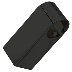 Рейлинговые системы держатель рейлинга модерн, черный матовый Lemax