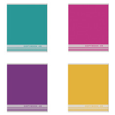 Тетради тетрадь 48л клетка STAFF А5 однотонная эконом клетка в асс-те