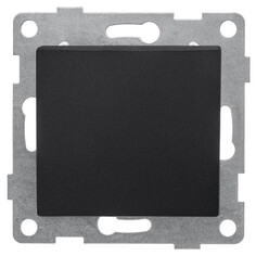 Выключатели встраиваемые выключатель 1-клавишный GUSI Bravo 10А 250В графит