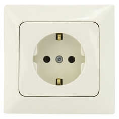 Розетки встраиваемые розетка 1 пост NE-AD Aras с/з 16А 250В крем
