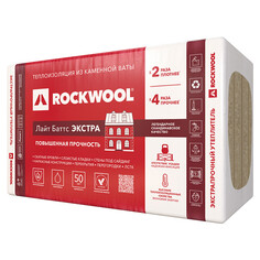 Вата минеральная теплоизоляция ROCKWOOL Лайт Баттс Экстра 1000х600х50мм