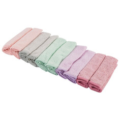 Салфетки универсальные из микрофибры набор салфеток РЫЖИЙ КОТ 10шт 25х25см микрофибра