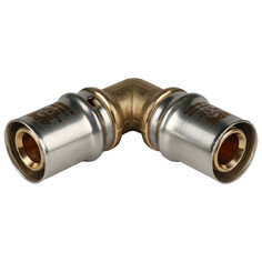 Фитинги угольник пресс STOUT 20 латунь