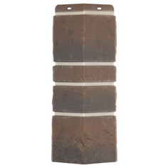 Аксессуары для сайдинга угол для фасадной панели DOCKE Burg земляной 445мм