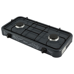 Плитки плитка газовая HOMESTAR HS-1202 2 конфорки черная