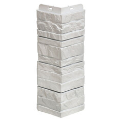 Аксессуары для сайдинга угол для фасадной панели DOCKE Stein молочный 400мм