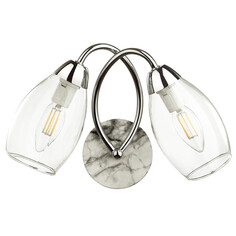 Бра бра LUMION Romeo E14 2х40Вт металл хром