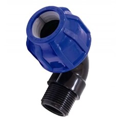 Фитинги угольник ПНД 40х1.1/4" НР Tebo Technics