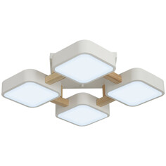 Люстры потолочные светодиодные люстра потолочная светодиодная RITTER Scandia 56Вт LED дерево белый